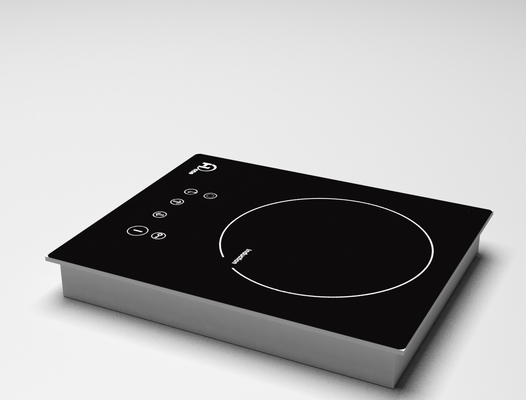 Metal loger l'induction simple Cooktop de brûleur, Bulit-dans le cuiseur d'induction simple 2200W