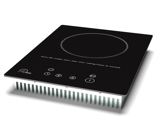 Brûleur simple de protection sèche d'ébullition Cooktop en céramique en verre avec la fonction de serrure de sécurité de l'enfant