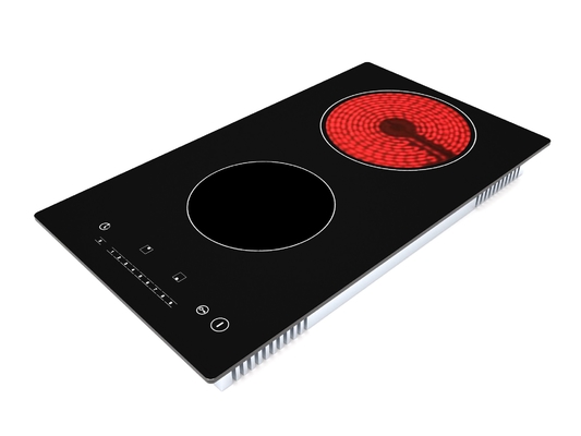 Double cooktop d'hybride de brûleur